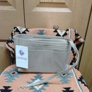Lexsion Tan Bag/Purse Insert/Organizer